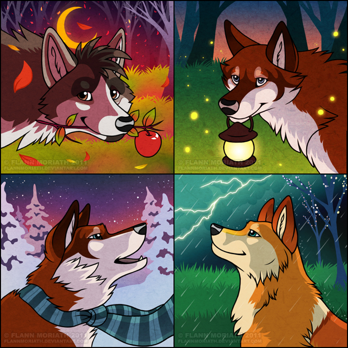 Seasonal Icons - Canines