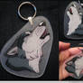 Howling Wolf Keychain