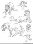 Sketch Sheet: Kinnome by FlannMoriath