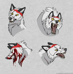 Headshot Expressions: Moriko by FlannMoriath