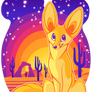Fennec Fox in the Desert