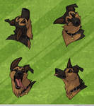 Headshot Expressions: Boat by FlannMoriath
