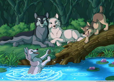 The Jungle Book - Shonen Mowgli - Wolf Family