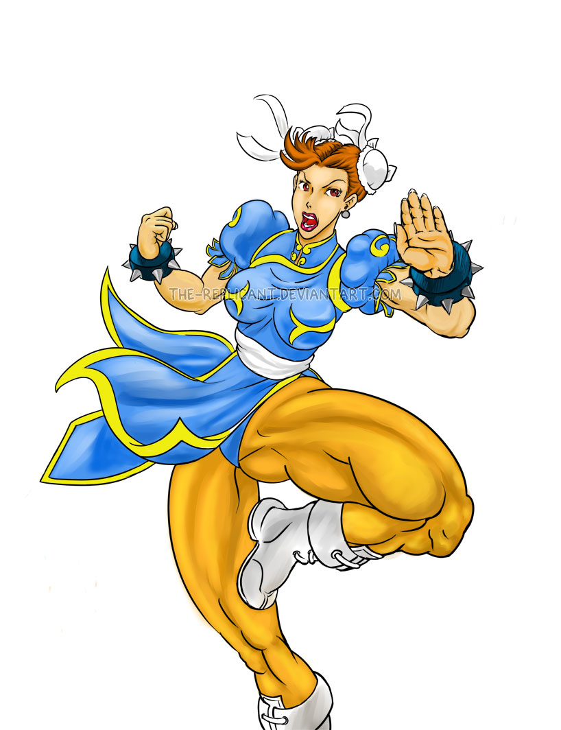 Chun-Li fighting pose