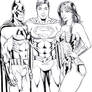 BATMAN, SUPERMAN and WONDER WOMAN