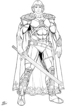 HE-MAN - movie 1987 - Commission 2023- bw