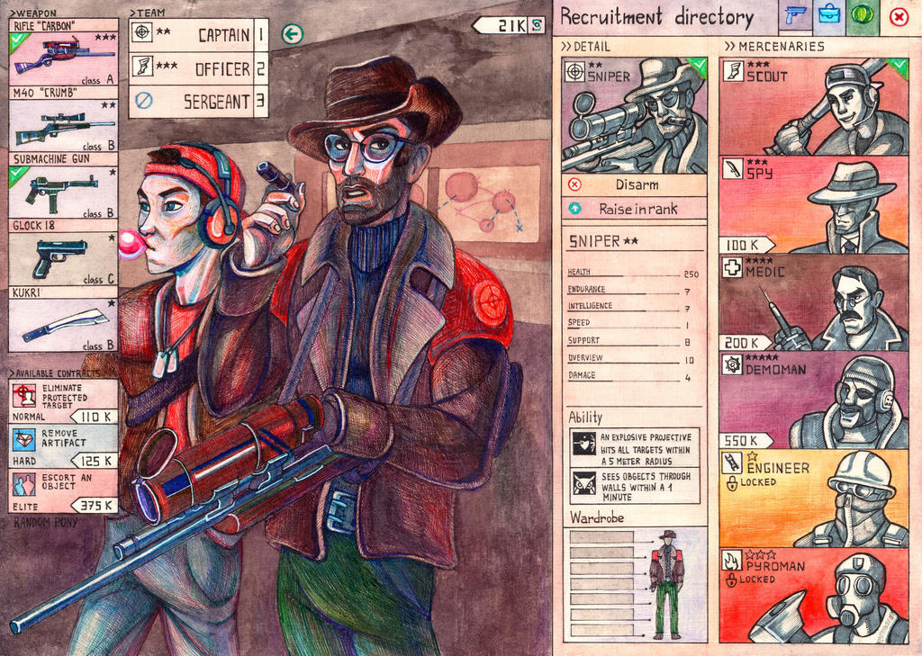 Main menu tf2 by Corsair7Seas on DeviantArt