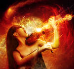 Girl on Fire by FP-Digital-Art