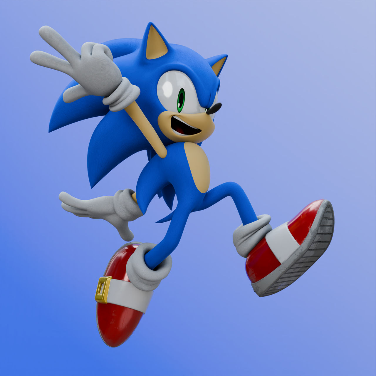 Sonic Animation Rig 2d Sonic (Blender Rig Release) by GameGuyBenn on DeviantArt
