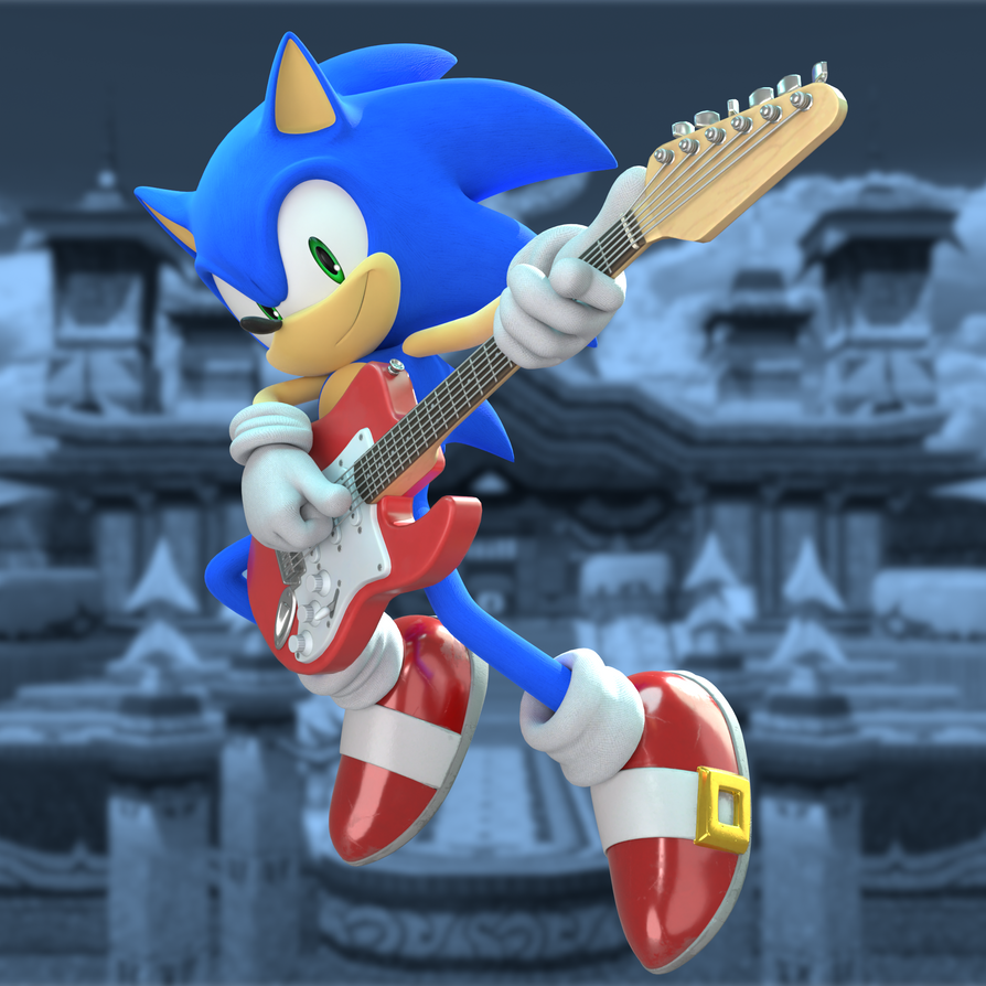 Sonic Rocker Rock 'N' Sonic by GameGuyBenn on DeviantArt