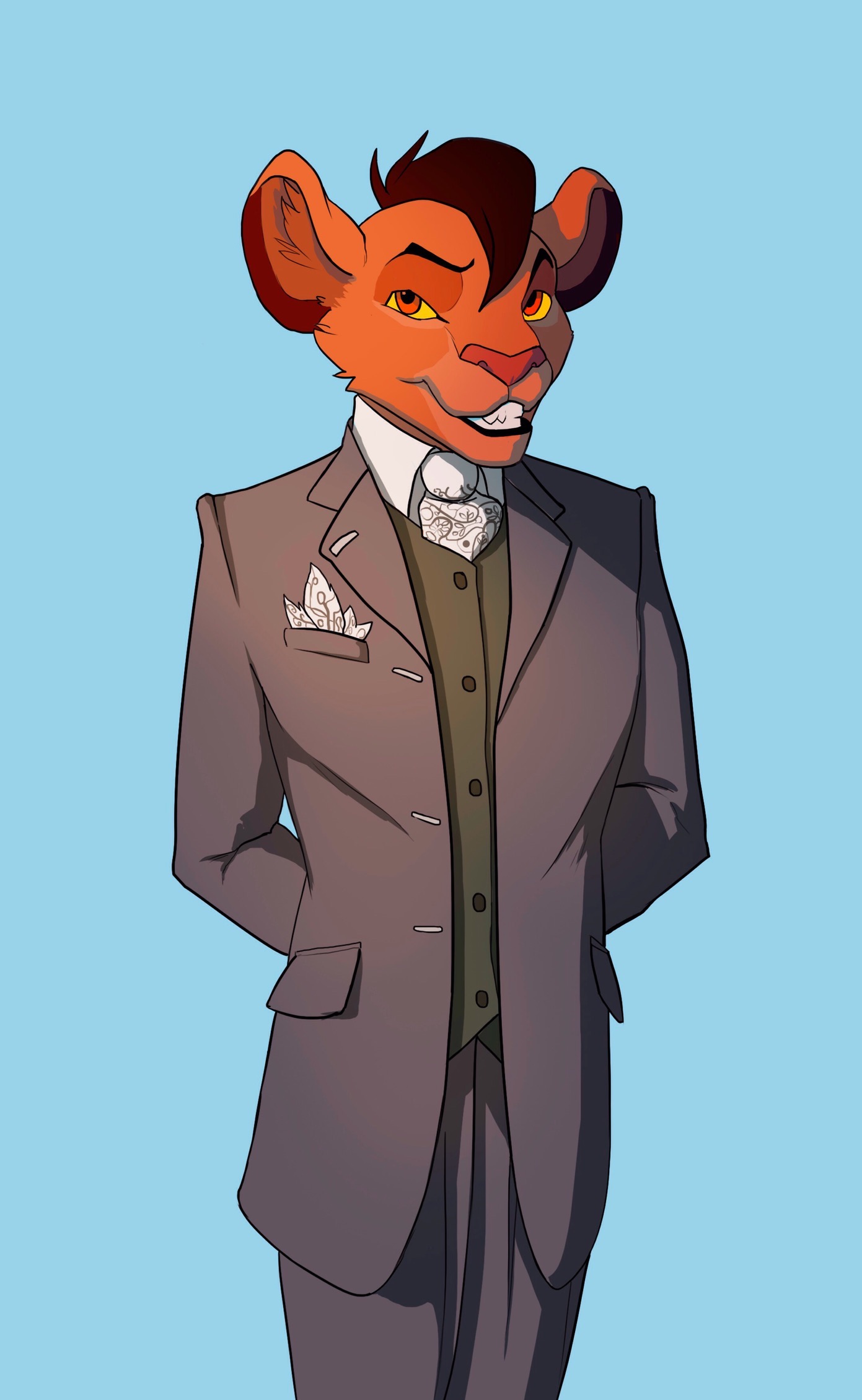 Dakarai In A Suit by BlackStarWolf100 on DeviantArt