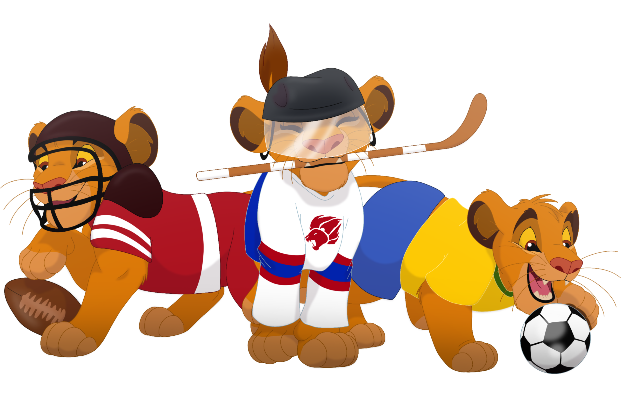 Simba Doing Sports by BlackStarWolf100 on DeviantArt