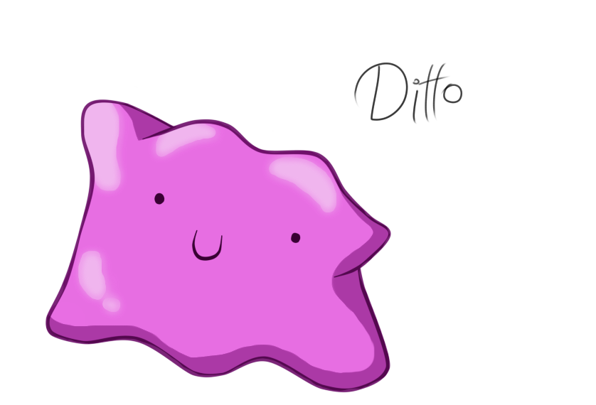 How To Draw Ditto, Pokemon #132