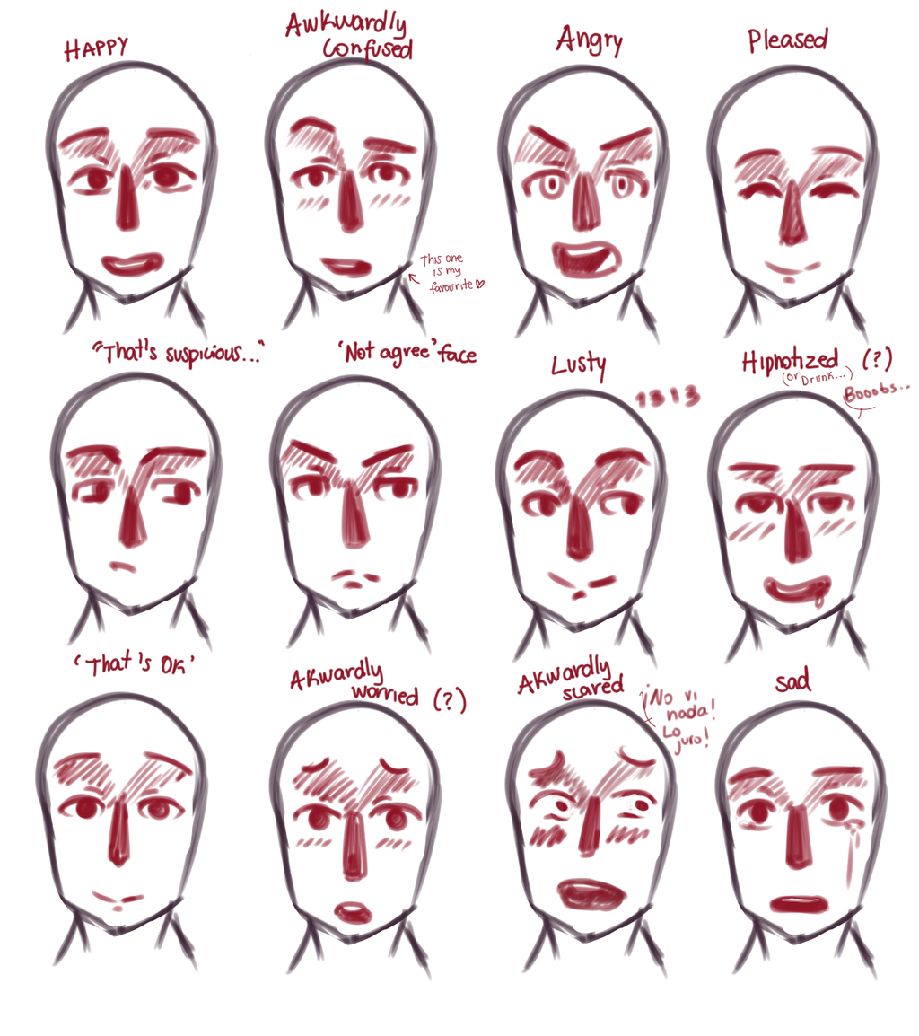 Expressions by Tawiie on DeviantArt