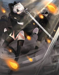 [NierAutomata] 2B  9S 