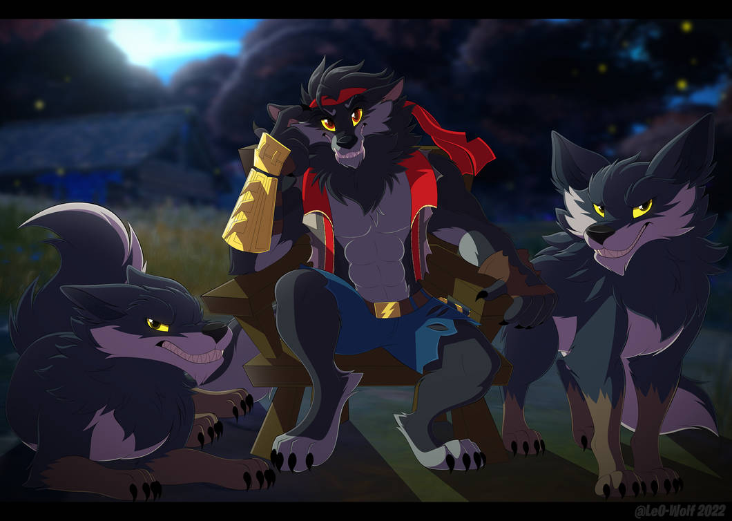 Dile Wolves Dire and Wolves by Le0-Wolf on DeviantArt