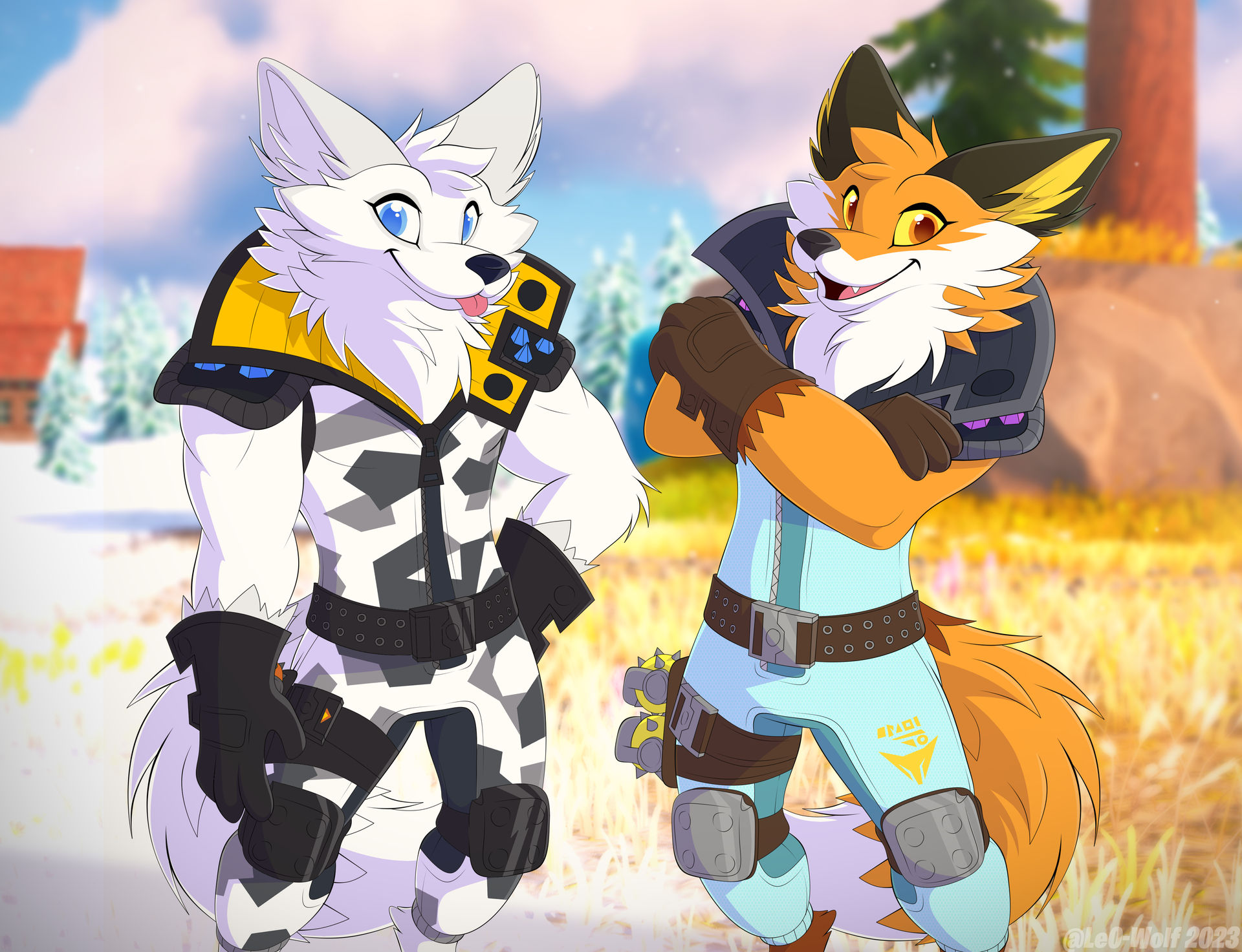 Twin Bois by Le0-Wolf on DeviantArt