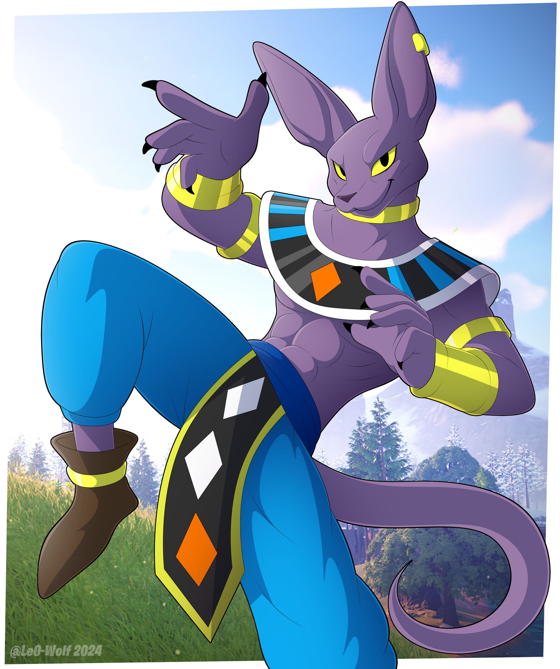 Beerus by Le0-Wolf on DeviantArt