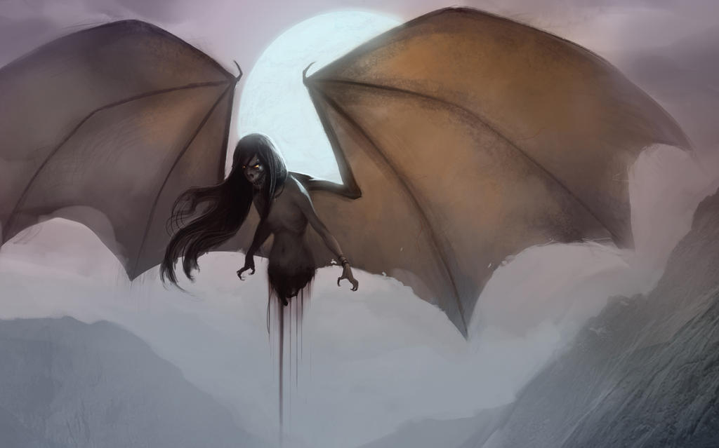 Manananggal (Filipino Folklore Creature) by RenzZero on DeviantArt