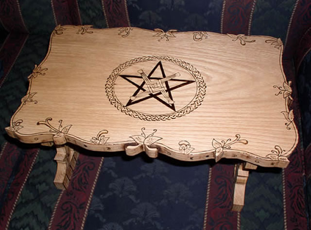 custom Brigids cross altar