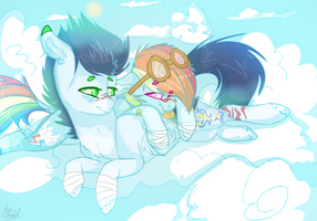 Mlp Rainbow Dash And Soarin