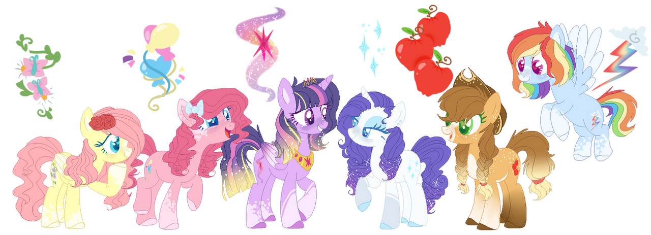 Mlp Rd Mane Mlp mane 6 by DashkaTortik12222222 on DeviantArt