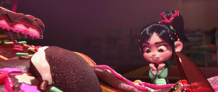 Vanellope: MY NEW CAR !!! GIF