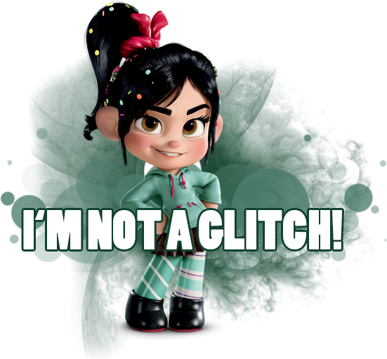 Wreck- It Ralph: Vanellope I'M NOT A GLITCH ! png. by Vanellope ...