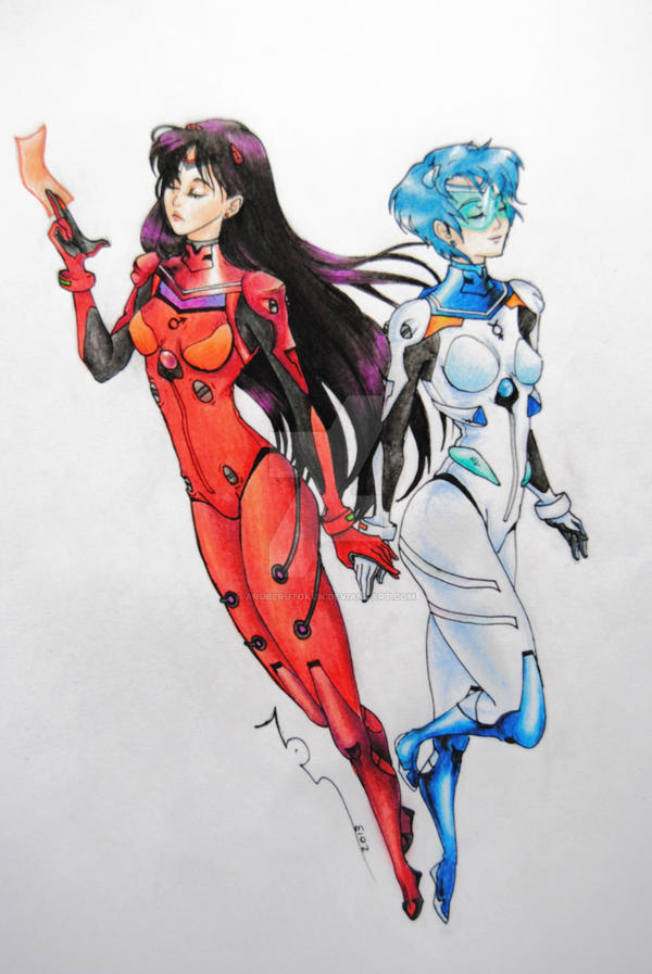Unit Mars and Mercury - Sailor Evangelion