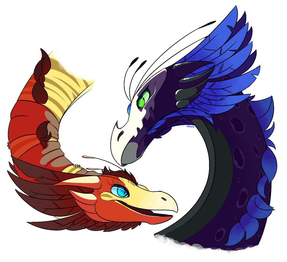 Hazel and Notch by Cosmic-rust on DeviantArt