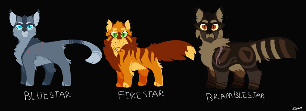 Thunderclan Leaders By Cosmic rust On DeviantArt thunderclan-leaders-by-cosmic-rust-on-deviantart