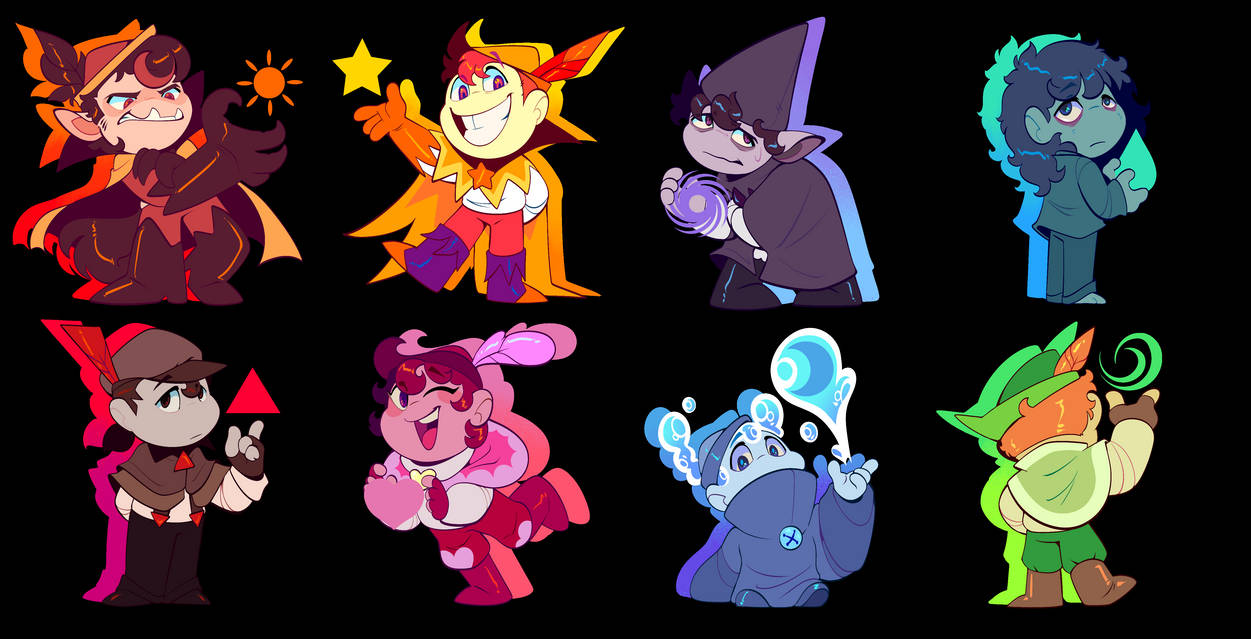 Spectrum AU Chibis by Cosmic-rust on DeviantArt