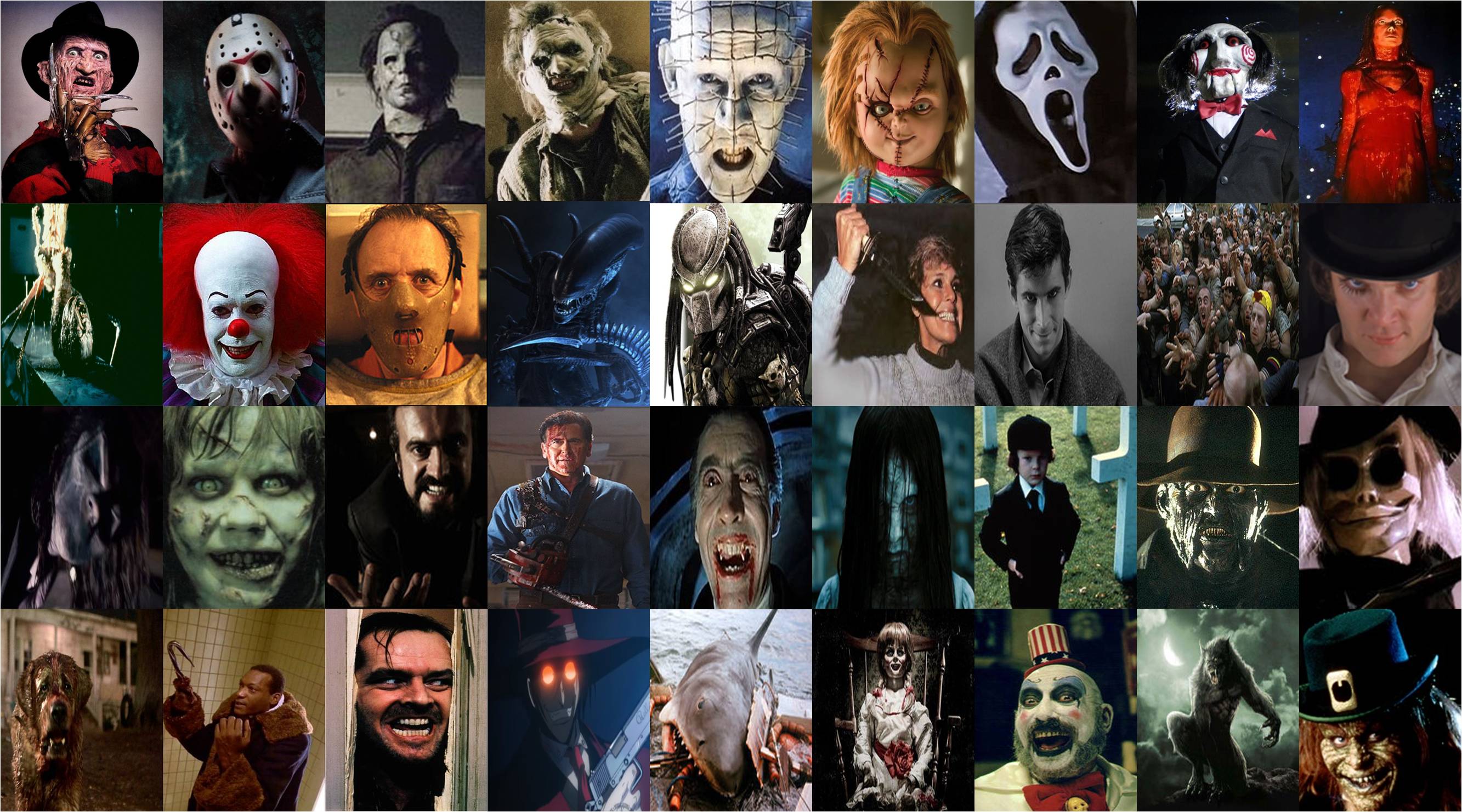 All Horror Movie Characters Pictures - Villains Eventowa | Bodewasude