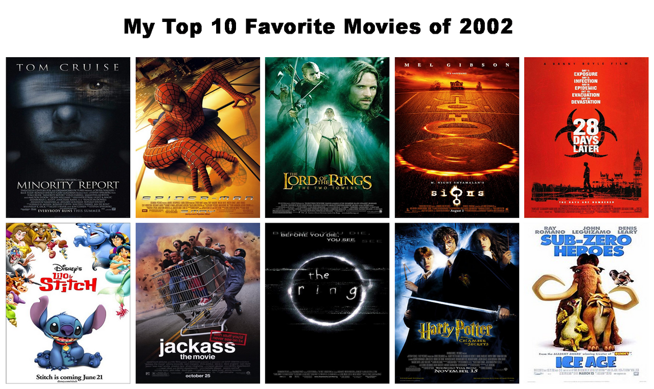 Films From 2002 My Top 10 Favorite Movies of 2002 by xxphilipshow547xx on DeviantArt