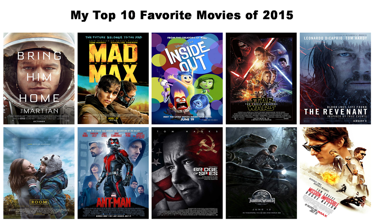 My Top 10 Favorite Movies Of 2015 By Xxphilipshow547xx On Deviantart