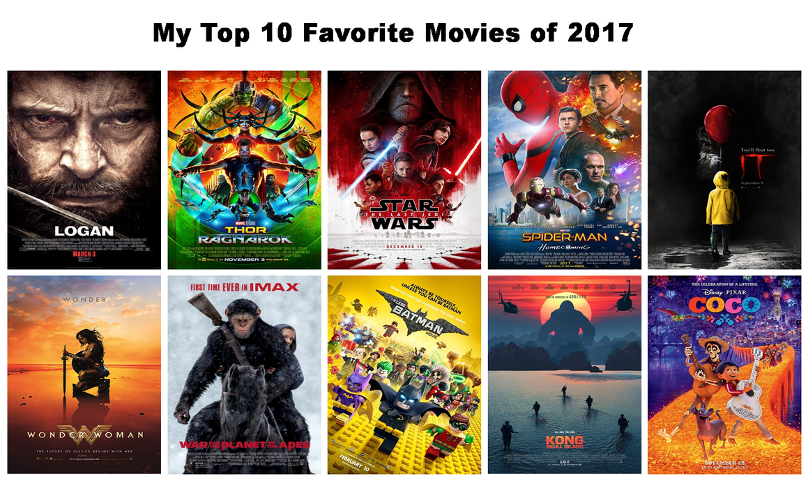 Northern Søndag dårligt My Top 10 Favorite Movies of 2017 by xxphilipshow547xx on DeviantArt