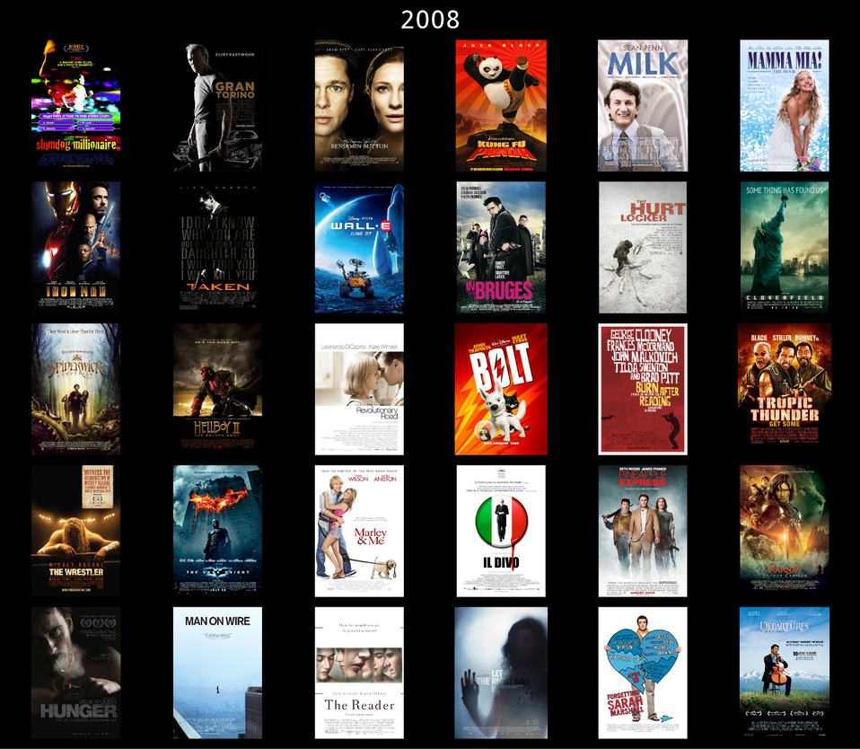 Films08 Top 30 Movies of 2008 by FilipNikolicX04 on DeviantArt