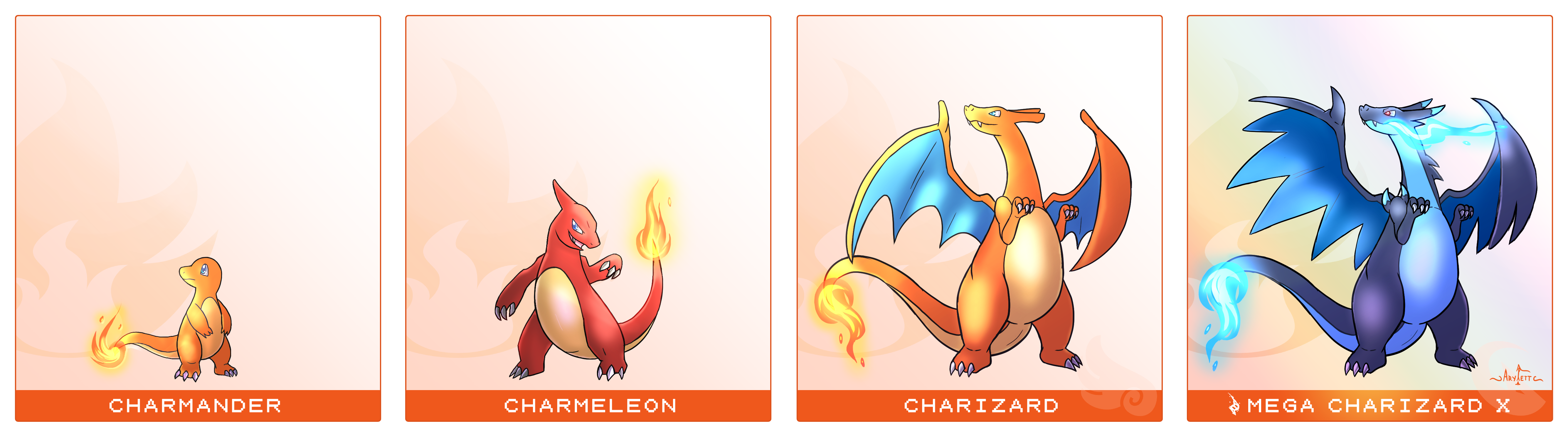 Charizard Volution Charizard Evolution Line