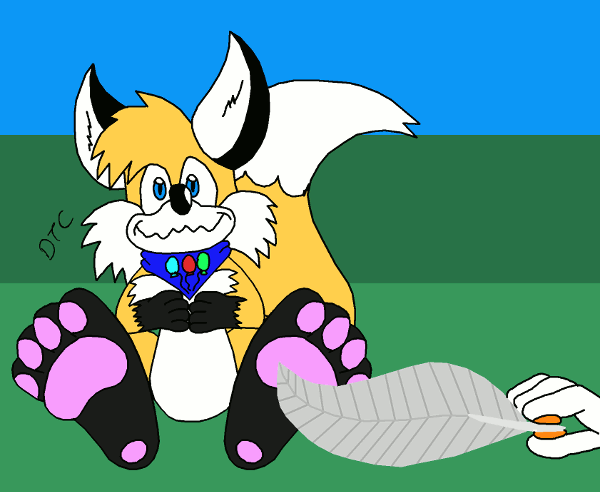 Tickling Louie's Paws by Dan-the-Countdowner on DeviantArt
