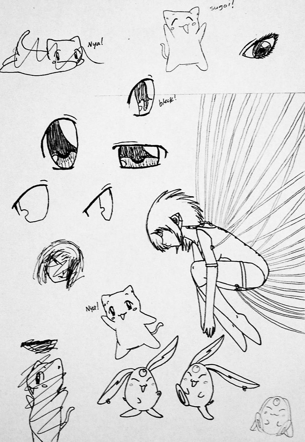 Anime Doodles by Reitanna-Seishin on DeviantArt