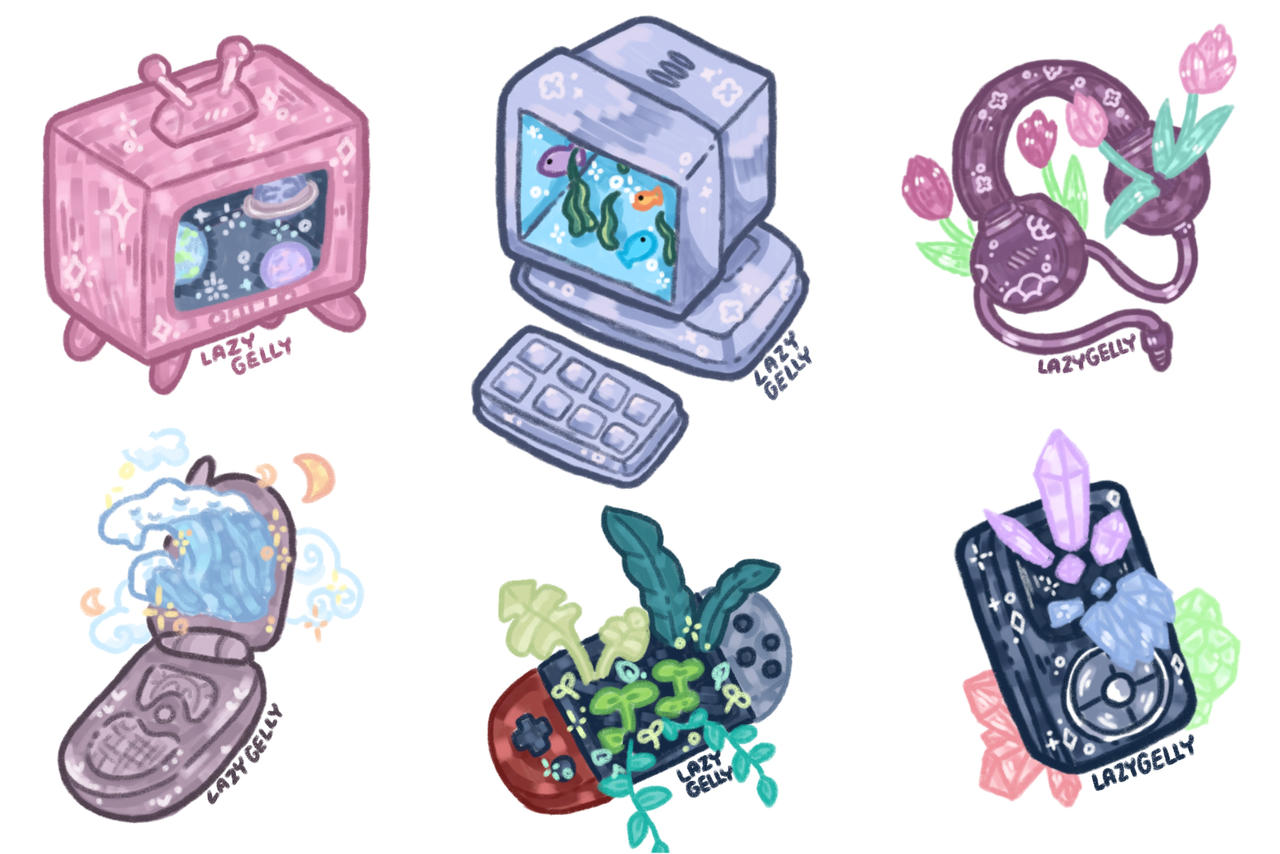Tech Doodles by Nerdybot426 on DeviantArt