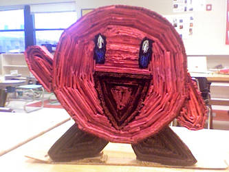 Corrogated Kirby Sculpture 2