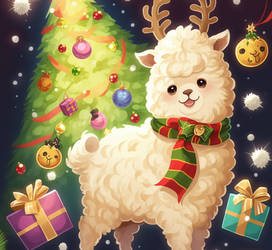 LLAMAS at CHRISTMAS