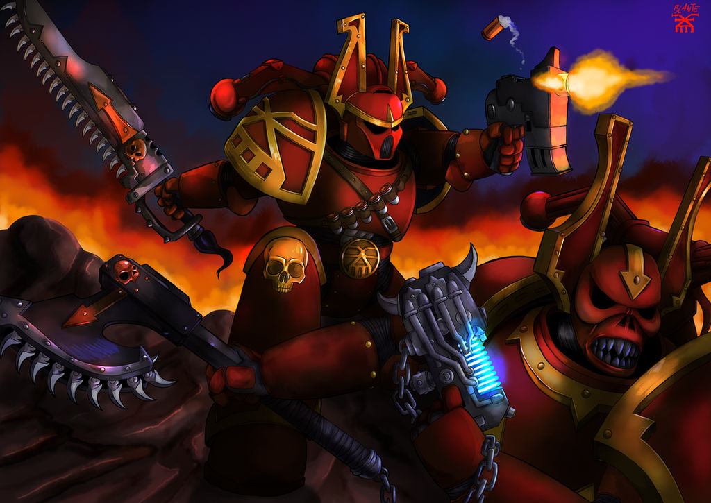 Khorne Berzerkers By Blante Art On DeviantArt khorne-berzerkers-by-blante-art-on-deviantart