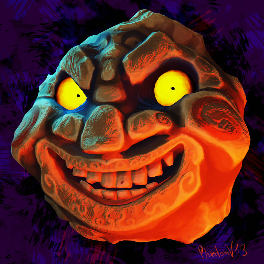 Majora's Mask Moon by PhantomV13 on DeviantArt