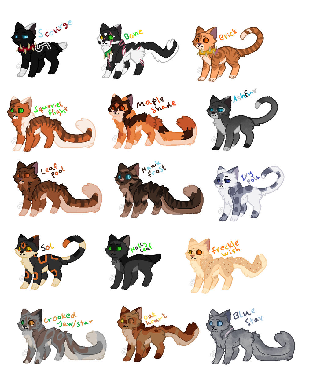 Warrior Cats Choose Your Ship Breedable Semiclosed By X xRiverx X On warrior-cats-choose-your-ship-breedable-semiclosed-by-x-xriverx-x-on