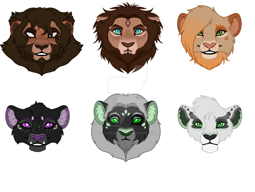 Minecraft inspired lion adopts closed by X--xRiverx--X on DeviantArt