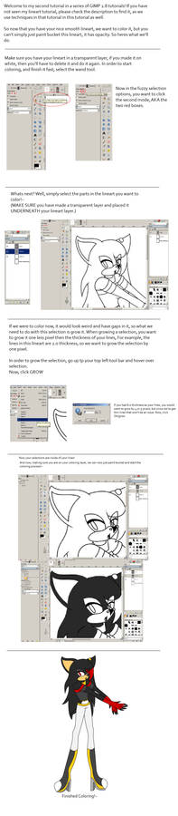 GIMP Coloring Tutorial