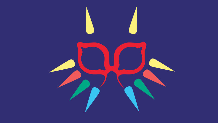 Majora's Mask Minimalist Vector