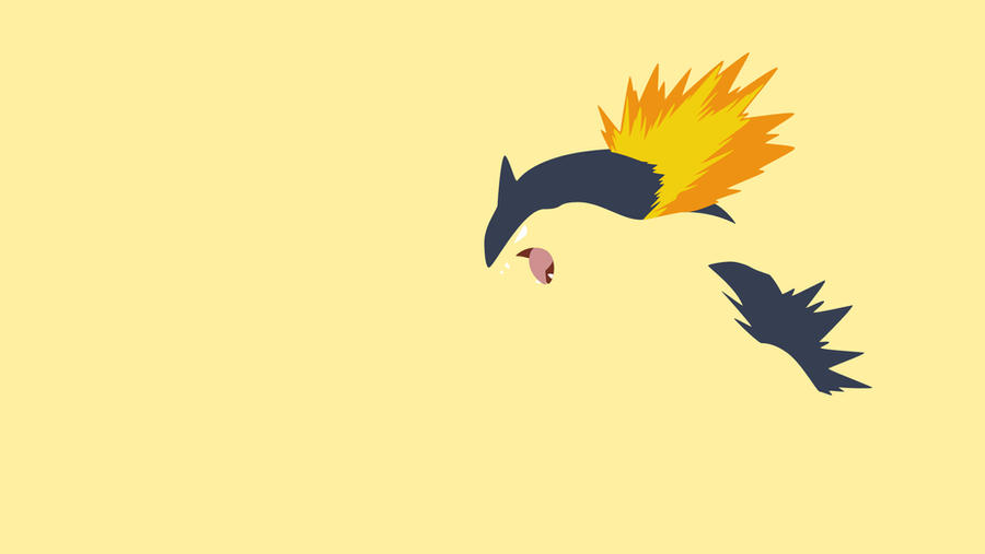 Typhlosion Minimalist Vector by Krukmeister